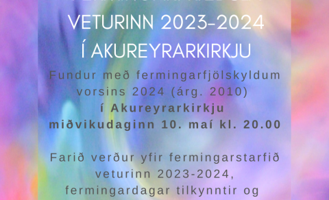 Fermingarstarfið veturinn 2023-2024