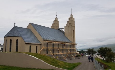 Framkvæmdir að hefjast við Akureyrarkirkju