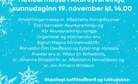 Sunnudagurinn 19. nóvember í Akureyrarkirkju