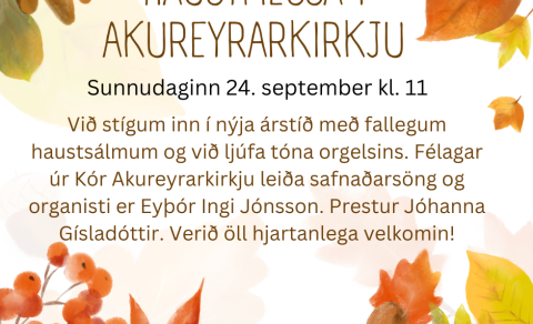 Haustmessa í Akueyrarkirkju