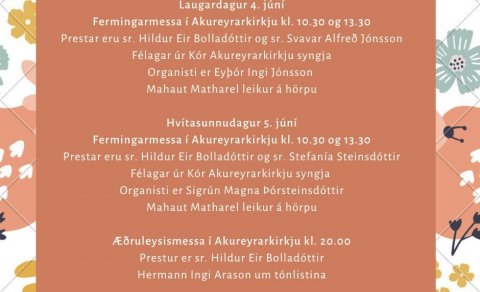 Hvítasunnuhelgi í Akureyrarkirkju