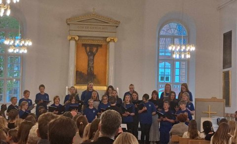 Á tónleikum í Sct. Michaelis kirkjunni