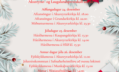 Akureyrar- og Laugalandsprestakall um jól