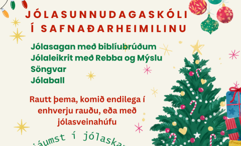 Jólasunnudagaskóli í Safnaðarheimilinu