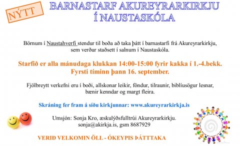 Barnastarf LÍKA í Naustaskóla