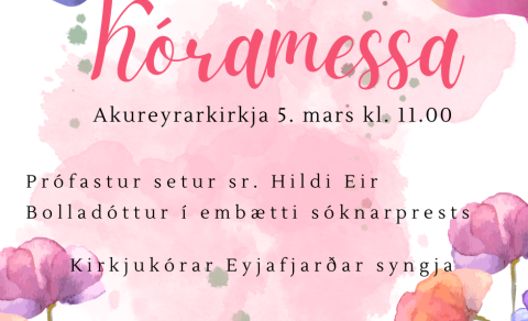 Kóramessa í Akureyrarkirkju