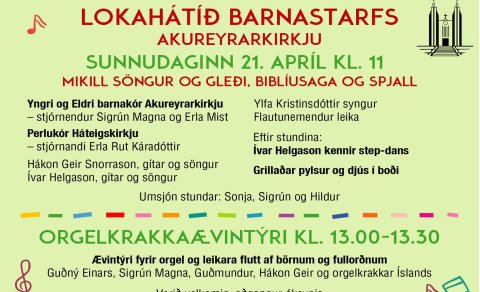 Lokahátíð barnastarfsins 21.apríl 2024
