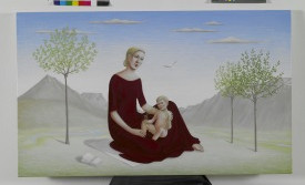 Altaristafla í kapellu Akureyrarkirkju