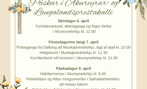Akureyrar- og Laugalandsprestakall um páska