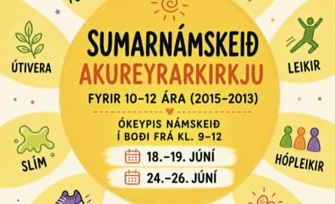 Sumarnámskeið Akureyrarkirkju