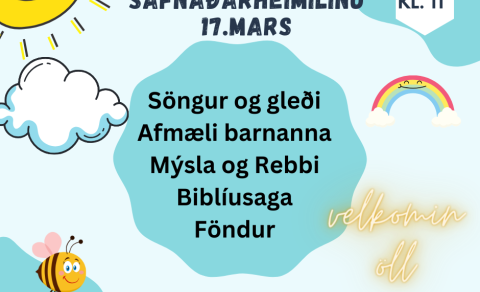 Sunnudagaskólinn 17.mars