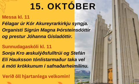 Sunnudagurinn 15. október 2023