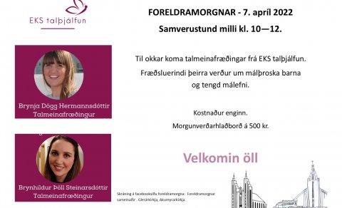 Fræðsla á foreldramorgni